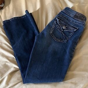 Women's Silver SUKI Blue Jeans